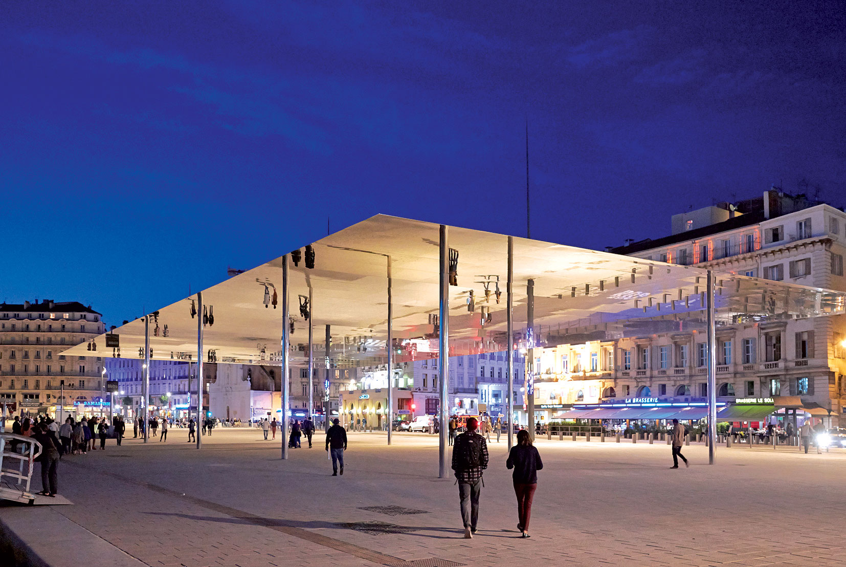 Stavba vytváří důstojné prostředí pro dění ve městě po celý rok 2013, kdy je Marseille hlavním evropským městem kultury.