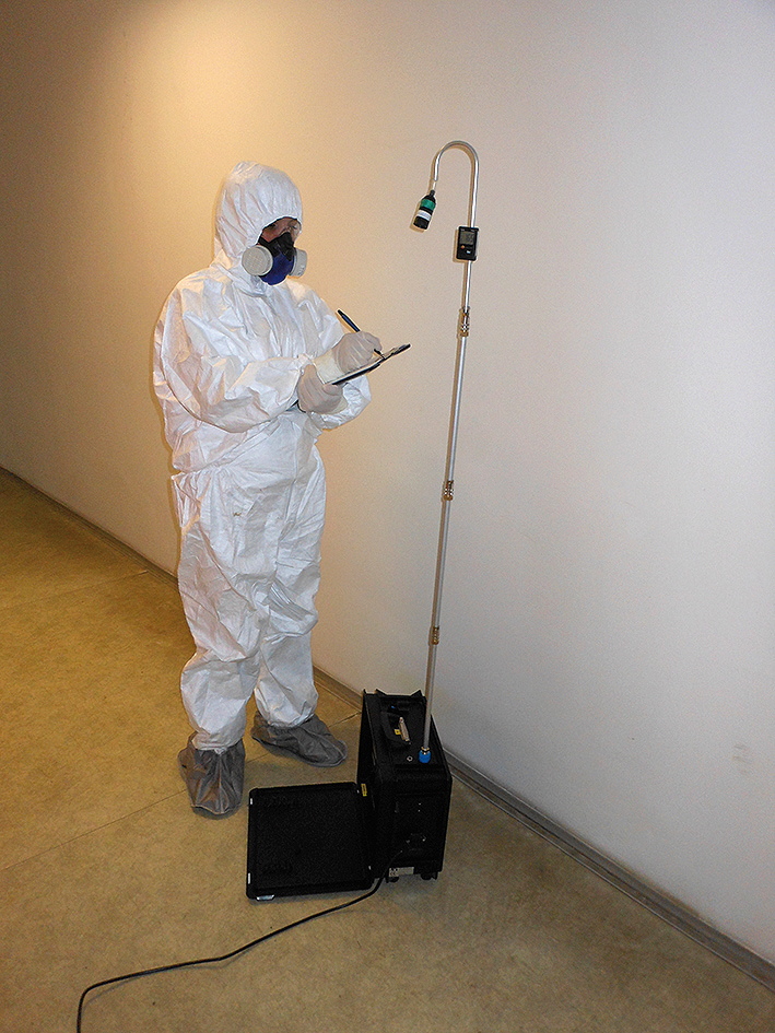 Měření kvality vnitřního prostředí se provádí před sanací azbestu, během ní a po ní.