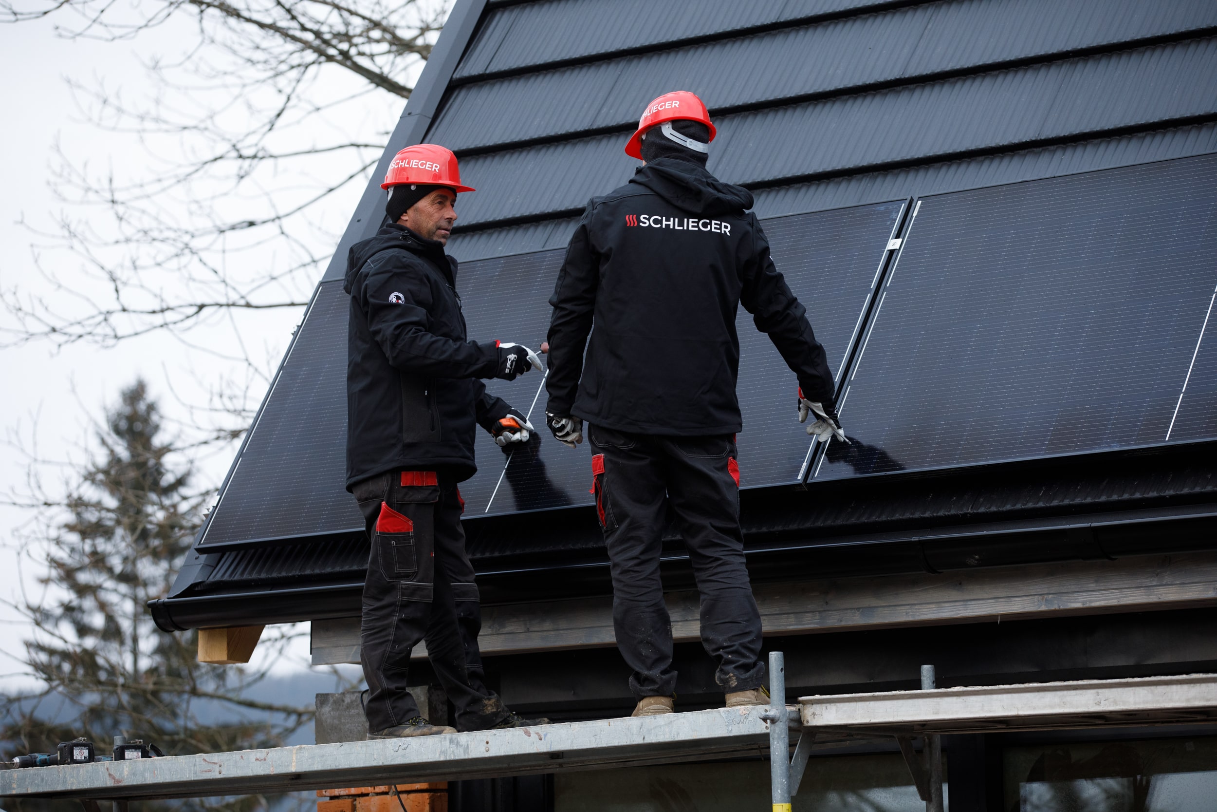 Instalace fotovoltaických panelů na rodinném domě