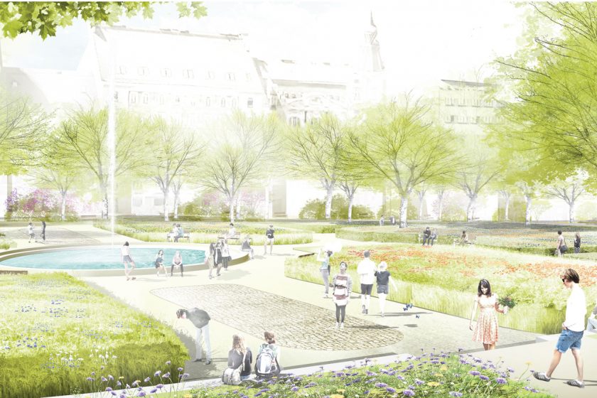 Karlovo náměstí se promění pod taktovkou německého krajináře a dvou tuzemských architektonických studií