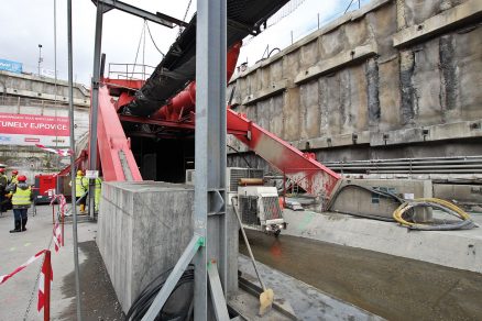 Výstavba tunelů na území ČR v Ejpovicích na Plzeňsku