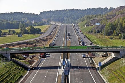 Dokončený úsek dálnice D4 Skalka – křižovatka II/118