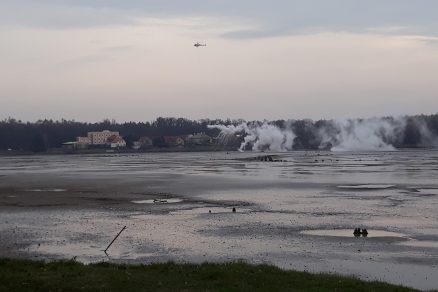 Desinfekce rybníka Buňkov