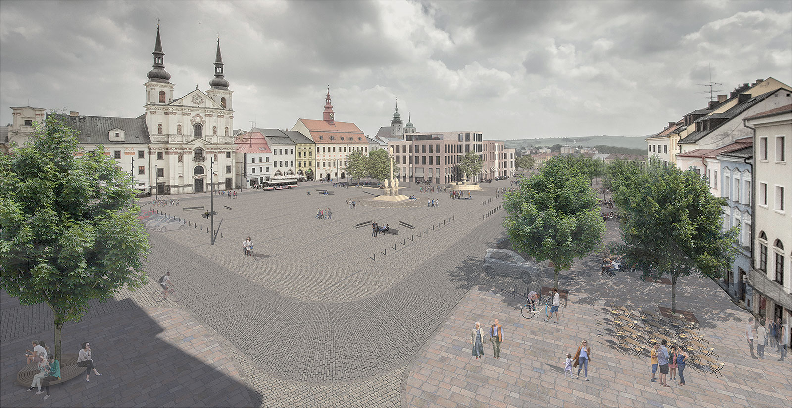 Nová podoba Masarykova náměstí v Jihlavě
