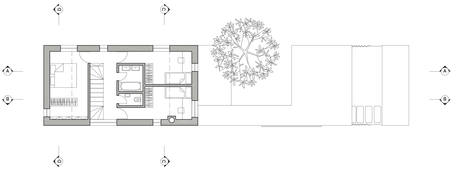 025 DDAANN house over the backyard 2nd floor plan