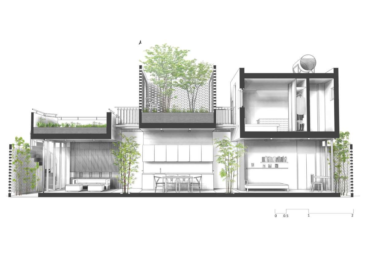 VH house Site plan