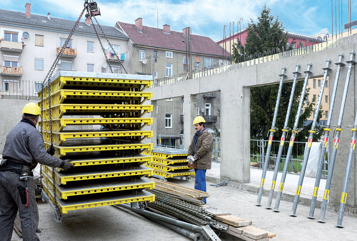 Zjednodušená logistika skladování na stavbě a přeprava je dána pouze dvěma velikostmi prvků.