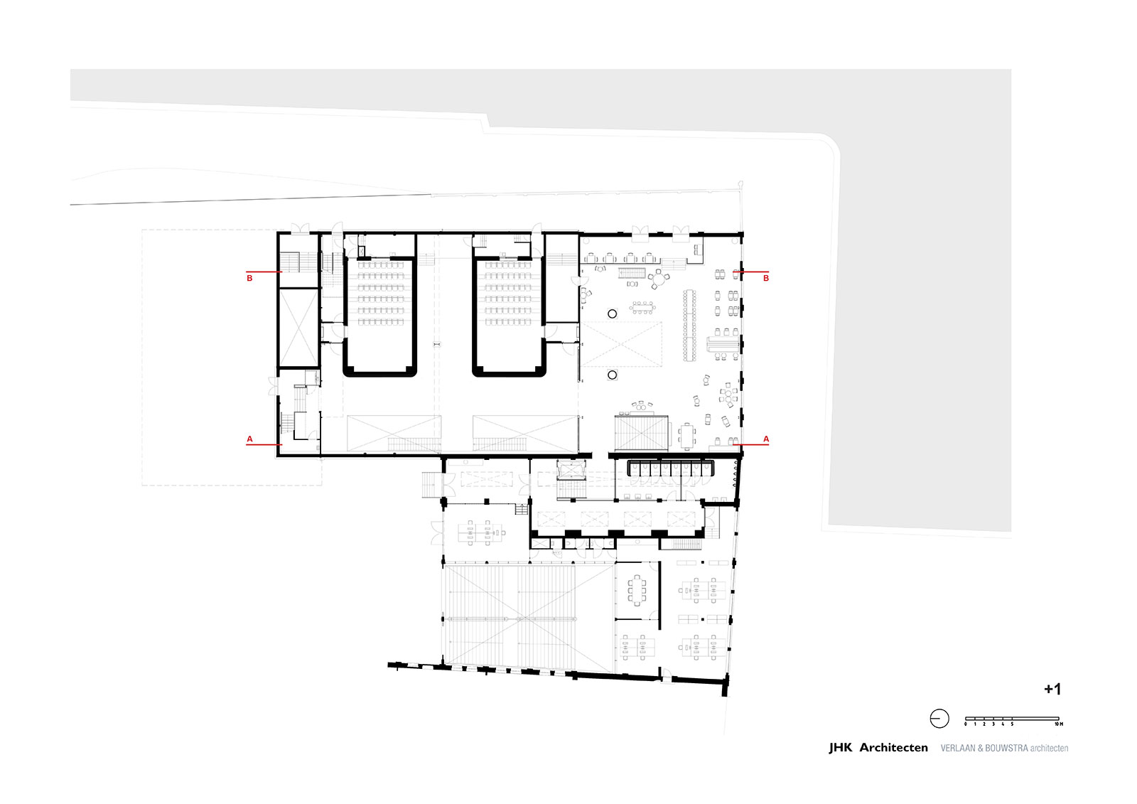 JHKVB Lumiere Cinema Maastricht floorplans and sections 1