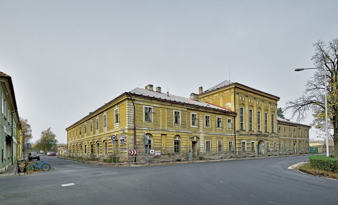 Wieserův dům nejhonosnější civilní budova v Terezíně před právě probíhající rekonstrukcí