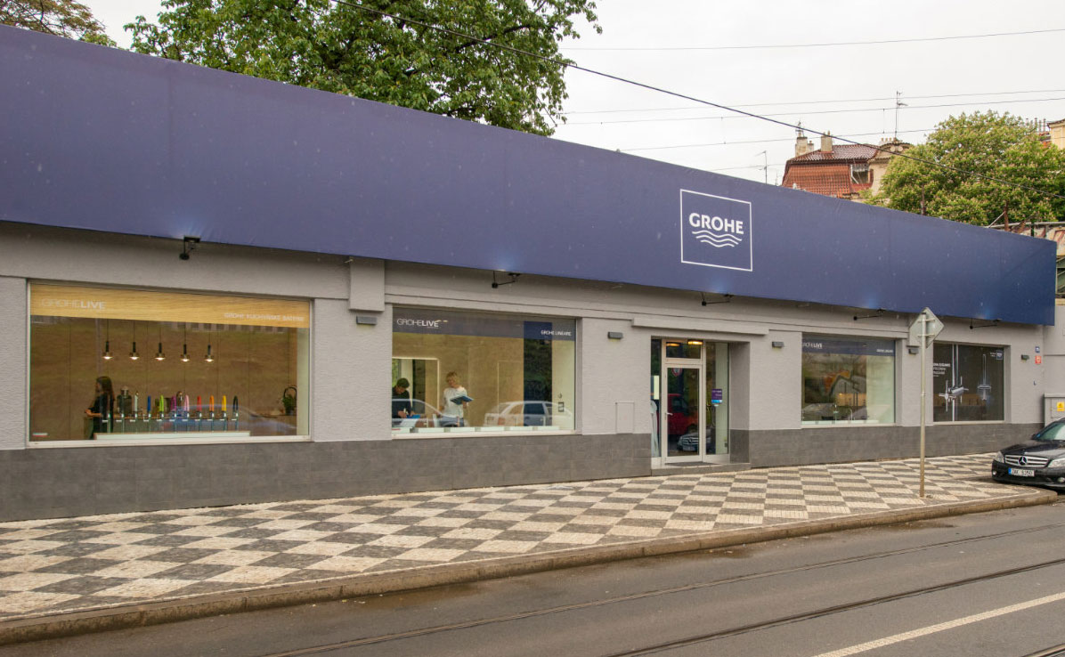 showroom GROHE Live centrum