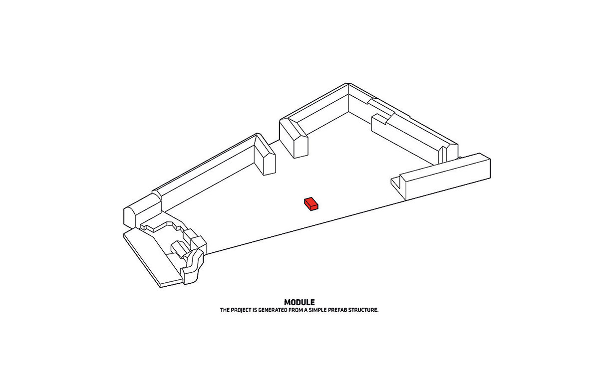 Základní jednotkou Residence Dortheavej je modul.