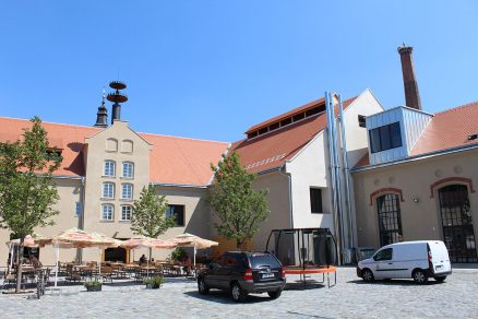 Zrekonstruovaná budova pivovaru