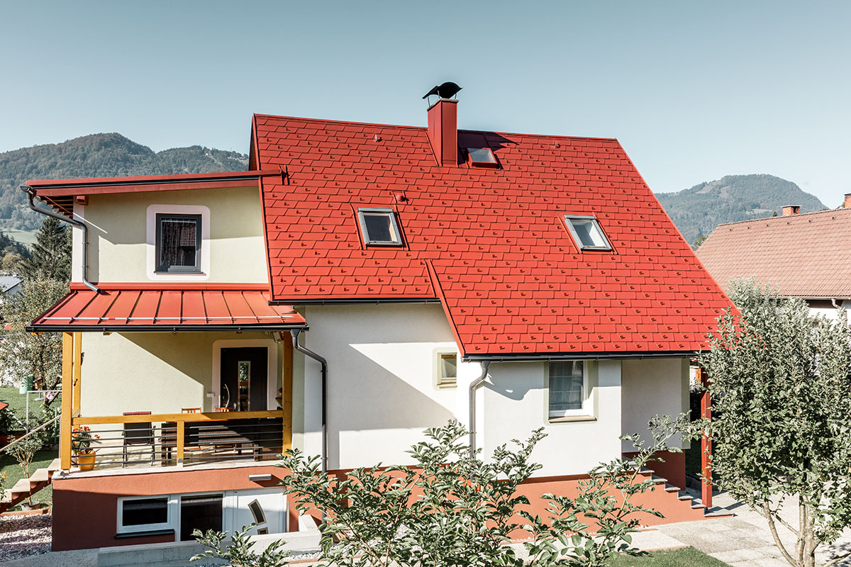 Střešní šindel DS.19 je ideální pro použití na klasické střechy