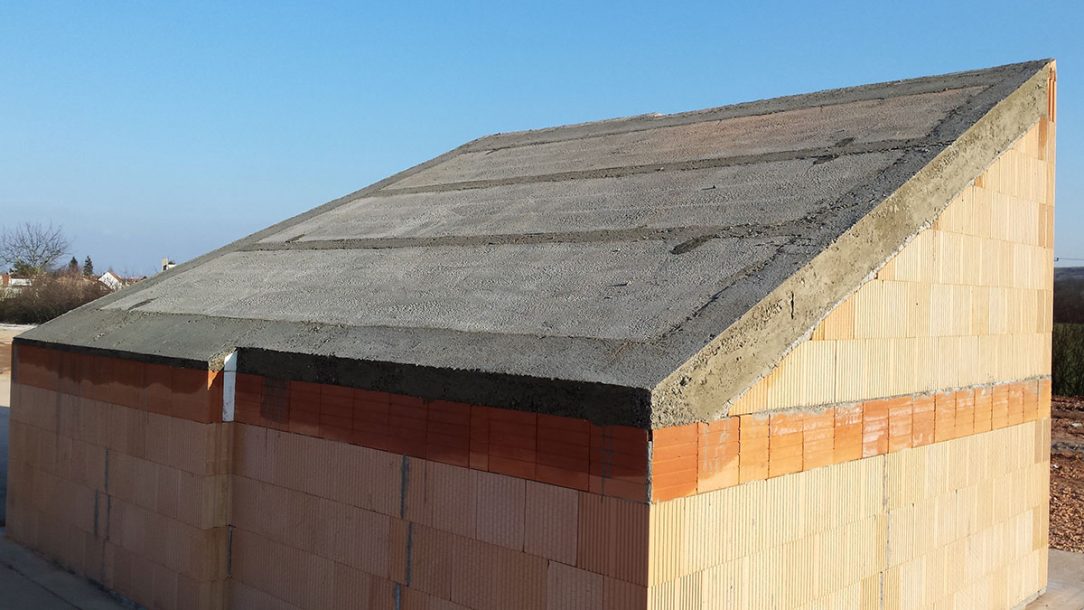 07 Těžká střecha Střešní rovina z panelů HELUZ.