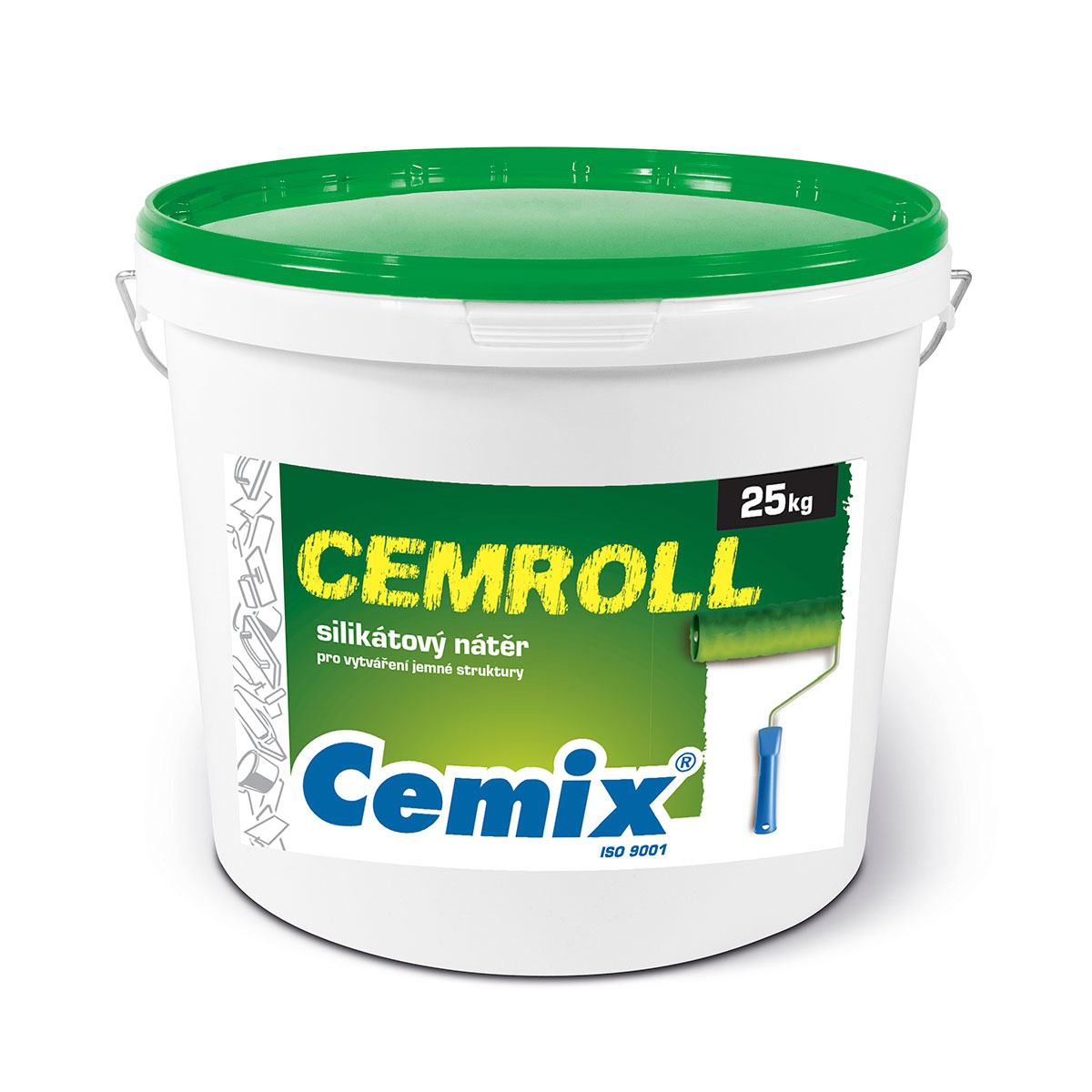Fasádní nátěr Cemix Cemroll silikát