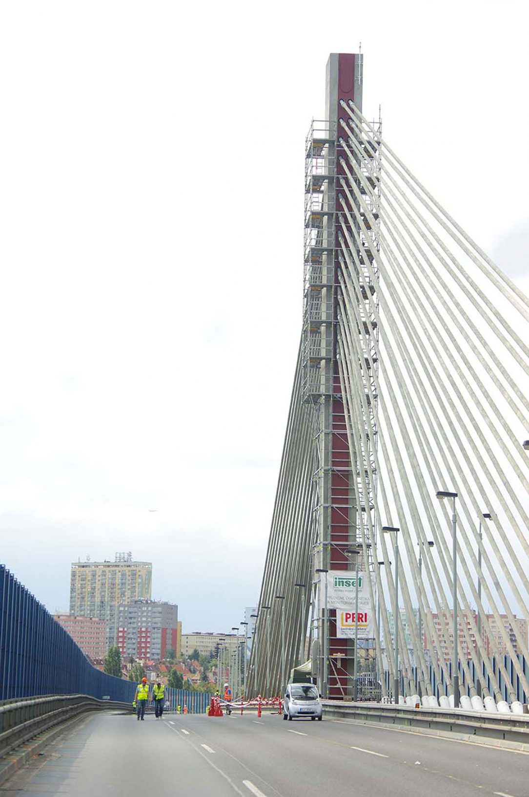 Lanový most – pohledové foto