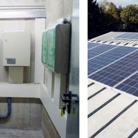 Obr. 3 Ukázka ostrovního/hybridního systému na veřejné budově