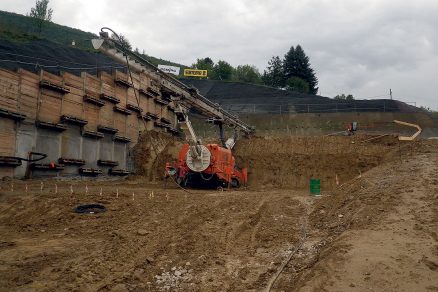 Obr. 5 Realizace tryskové injektáže