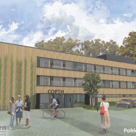 revitalizace Centra odborné přípravy technickohospodářské -Vizualizace vstup