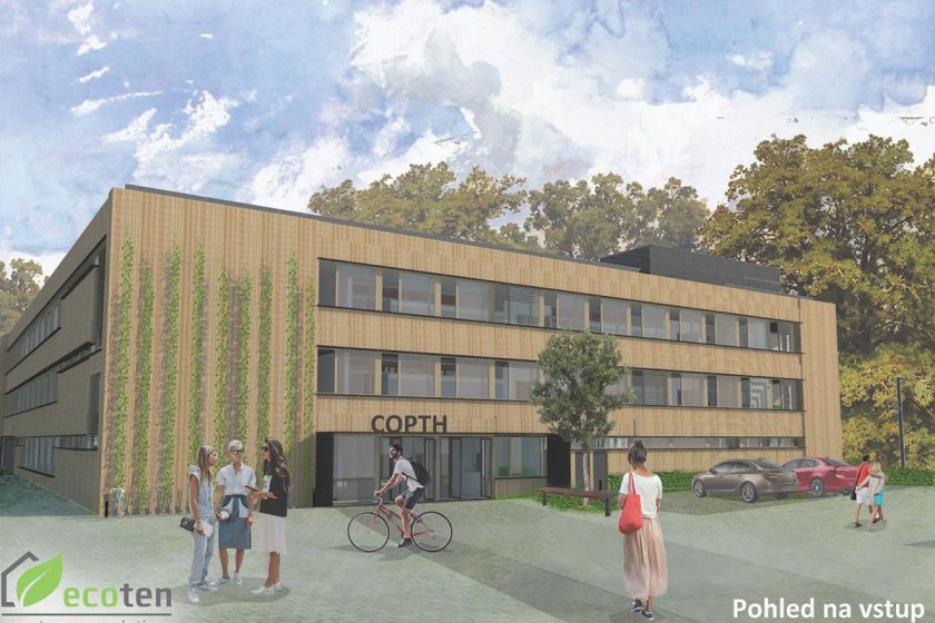 revitalizace Centra odborné přípravy technickohospodářské -Vizualizace vstup