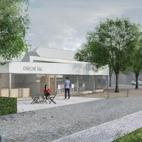 Kulturní život ve Středoklukách má probíhat také v novém obecním sálu.