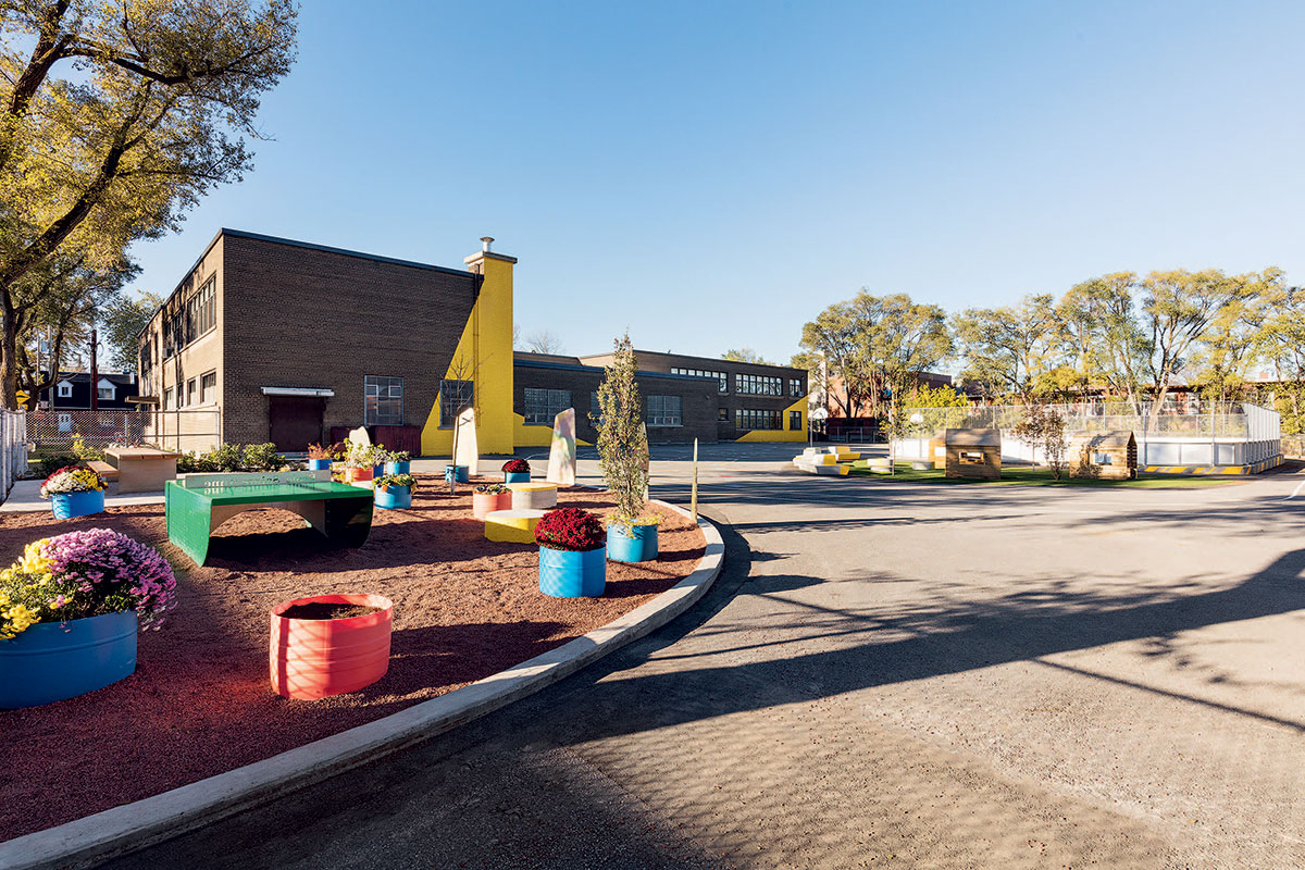 Rekonstrukce dvora mateřské školy École Sainte Anne 02