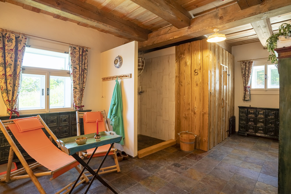Finská sauna s odpočívárnou