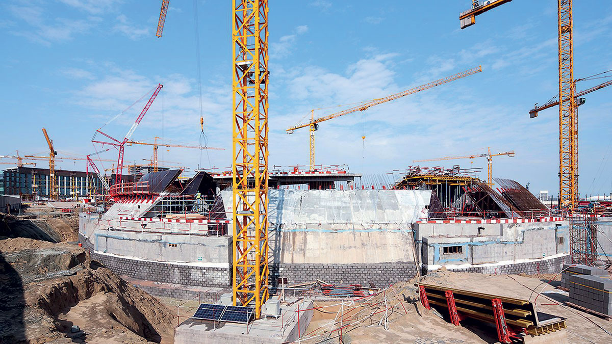 Při každém betonářském záběru bylo možné použít úplně stejné díly opakovaně. To vedlo ke snížení nákladů na výrobu a úspoře drahocenného času montáže na stavbě.