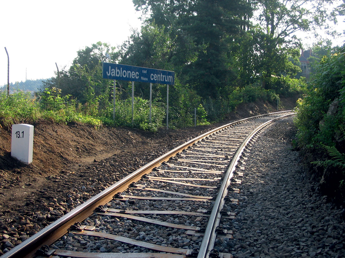 Obr. 5 Pražce Y použité v roce 2010 na trati Jablonec nad Nisou – Smržovka