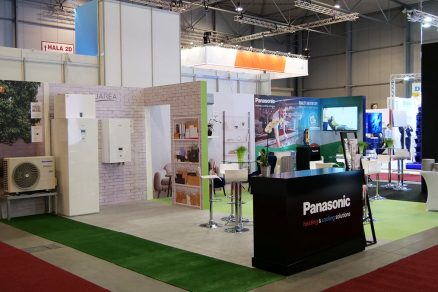 Stánek Panasonic HC na veletrhu Aquatherm Praha 2020