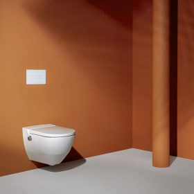 WC Cleanet Navia se zabudovanou bidetovou sprškou vyhoví i nejnáročnějším zákazníkům