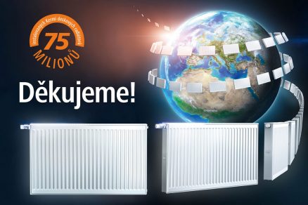 75 milionů instalovaných deskových radiátorů Kermi 75 milionů řešení pro inovativní ekologickou topnou techniku německé kvality