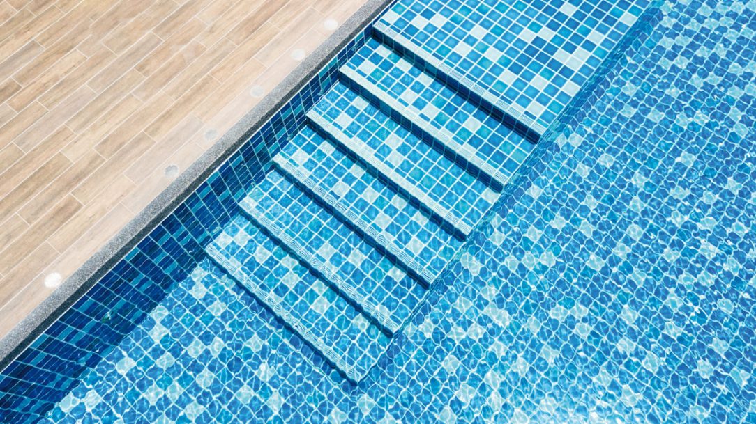 pool mosaic epoxy