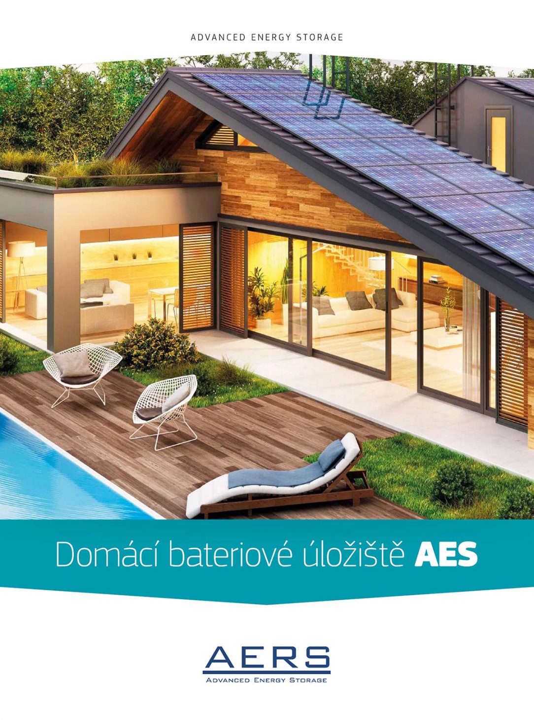 Domácí bateriové úložiště AES je chytré na síti nezávislé energetické řešení pro domácnost.