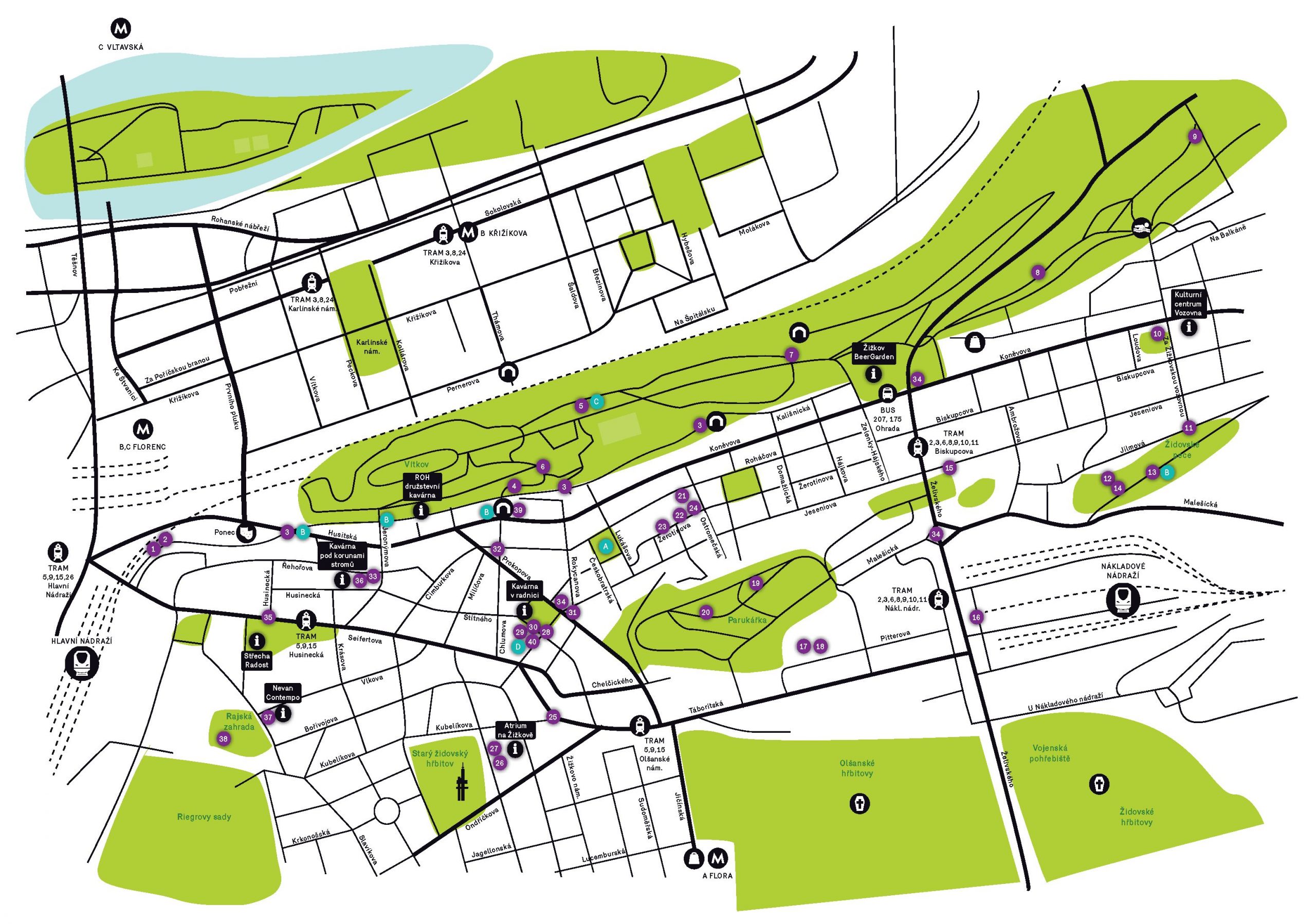 Landscape festival mapa