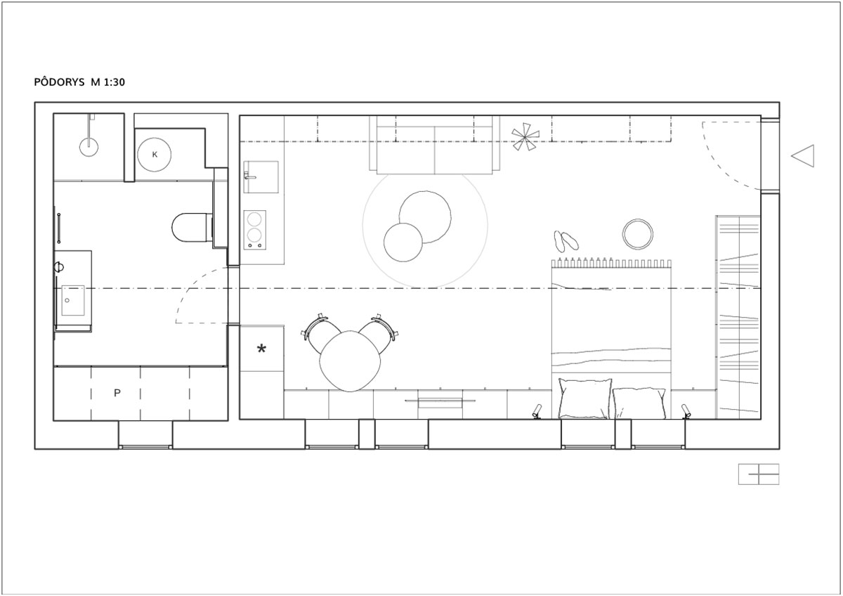 522111 01 Floor plan Triha Trnava