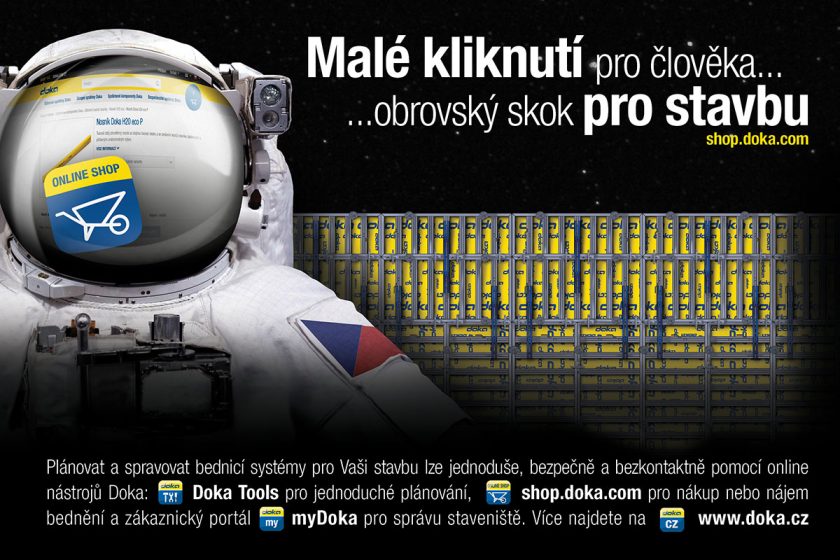 Je to malé kliknutí pro člověka, ale velký skok pro stavbu. Tak se dá popsat elektronický obchod shop.doka.com, který nabízí možnost koupě nebo pronájmu bednění online. Při nákupu nebo nájmu bednění skrze online shop dokáže stavba výrazně ušetřit čas i lidské zdroje.