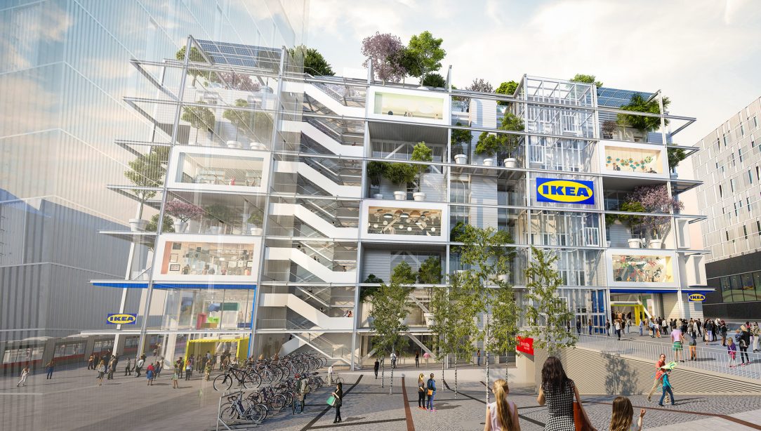 IKEA Westbahnhof Vídeň - Querkraft Architekten