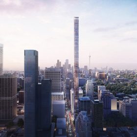 Mrakodrap s názvem 1200 Bay Street bude mít konstrukční poměr 3 : 1, což znamená, že jeho délka je přibližně trojnásobkem jeho šířky.