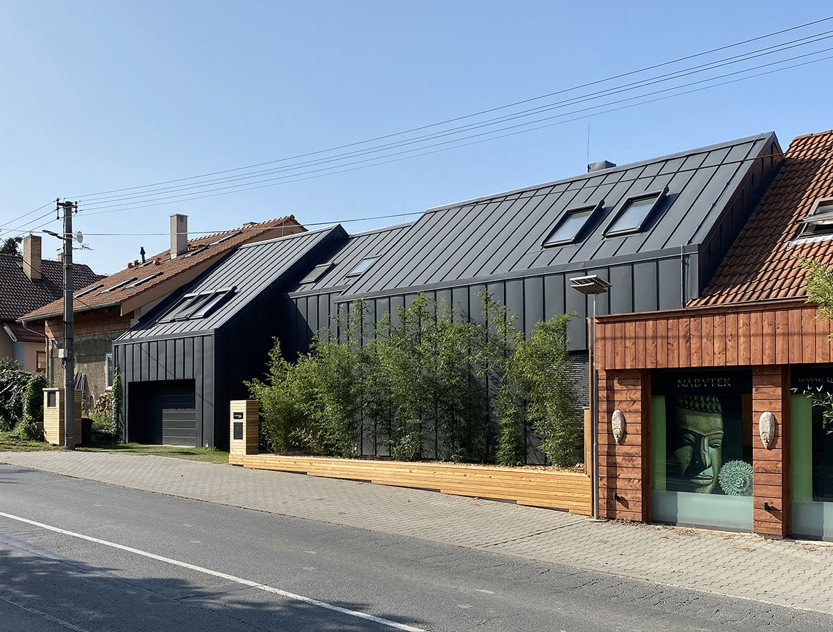 Lindab - realizace RD Hovorčovice