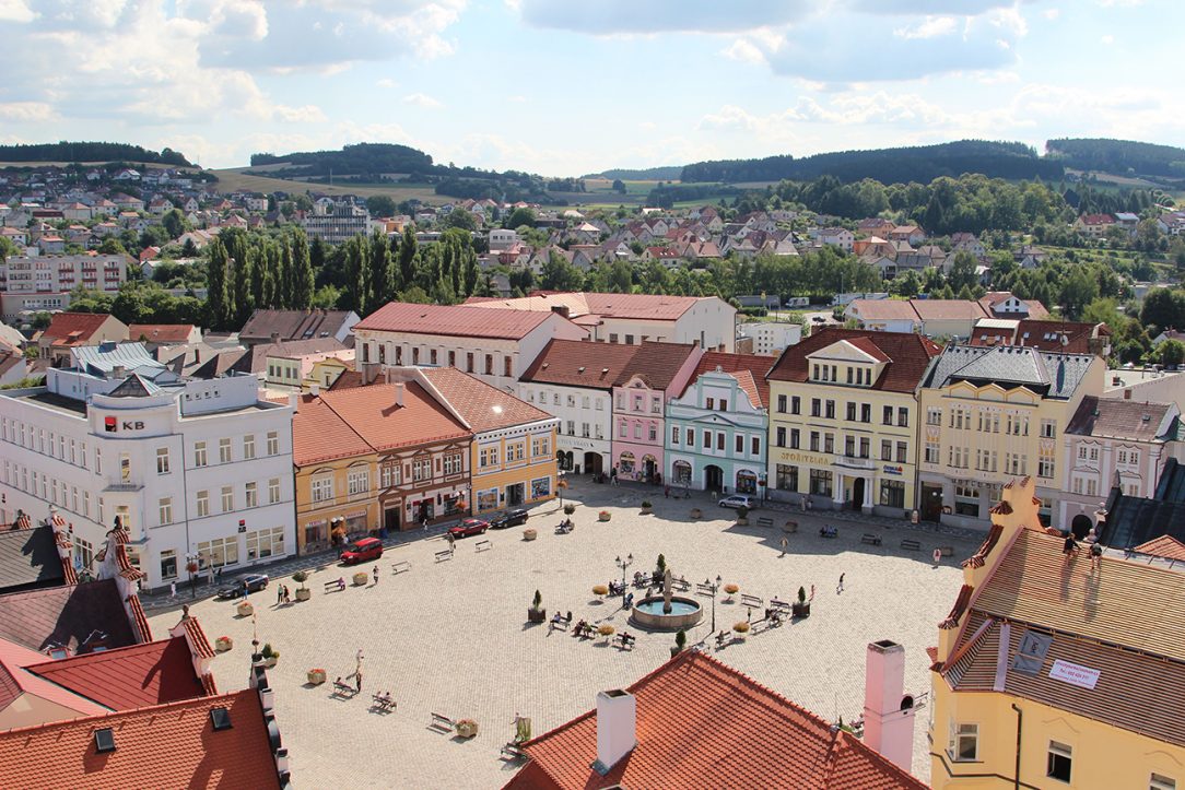 Masarykovo náměstí v Pelhřimově