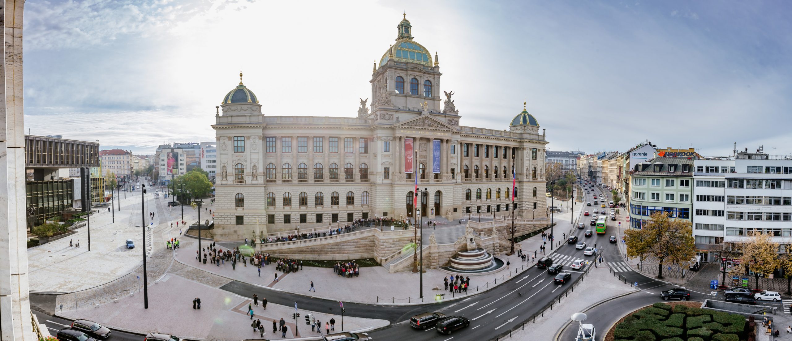 Revitalizace okolí Národního muzea a Čelakovského sadů. 