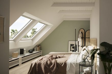 VELUX GLU horní ovládaní nový Standard Plus