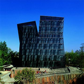 Alejandro Aravena Siamese Towers pracovny a učebny