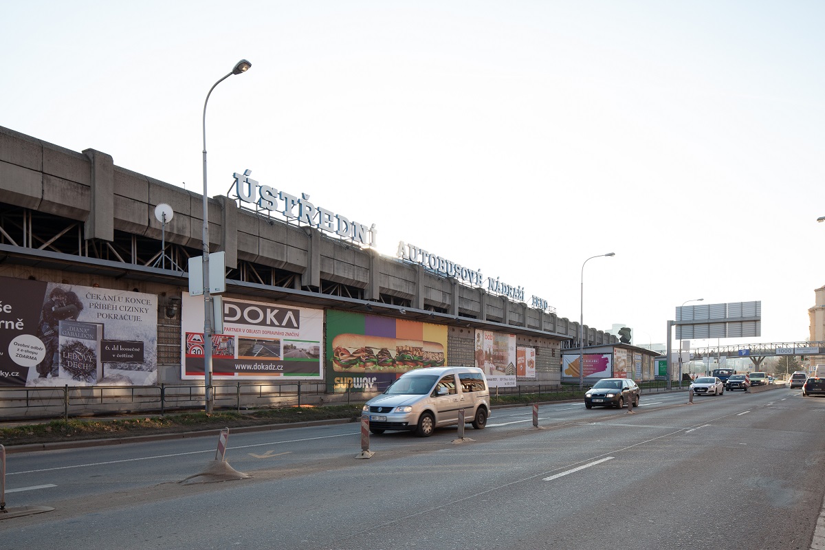 Autobusové nádraží Zvonařka v Brně ve stavu před rekonstrukcí