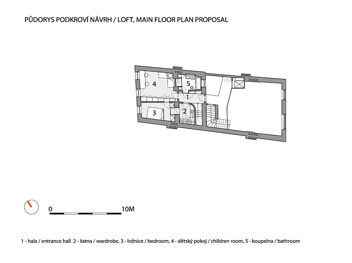 Třípodlažní loft, Praha  2