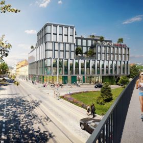 JRD administrativni budova Viadukt Andel vizualizace