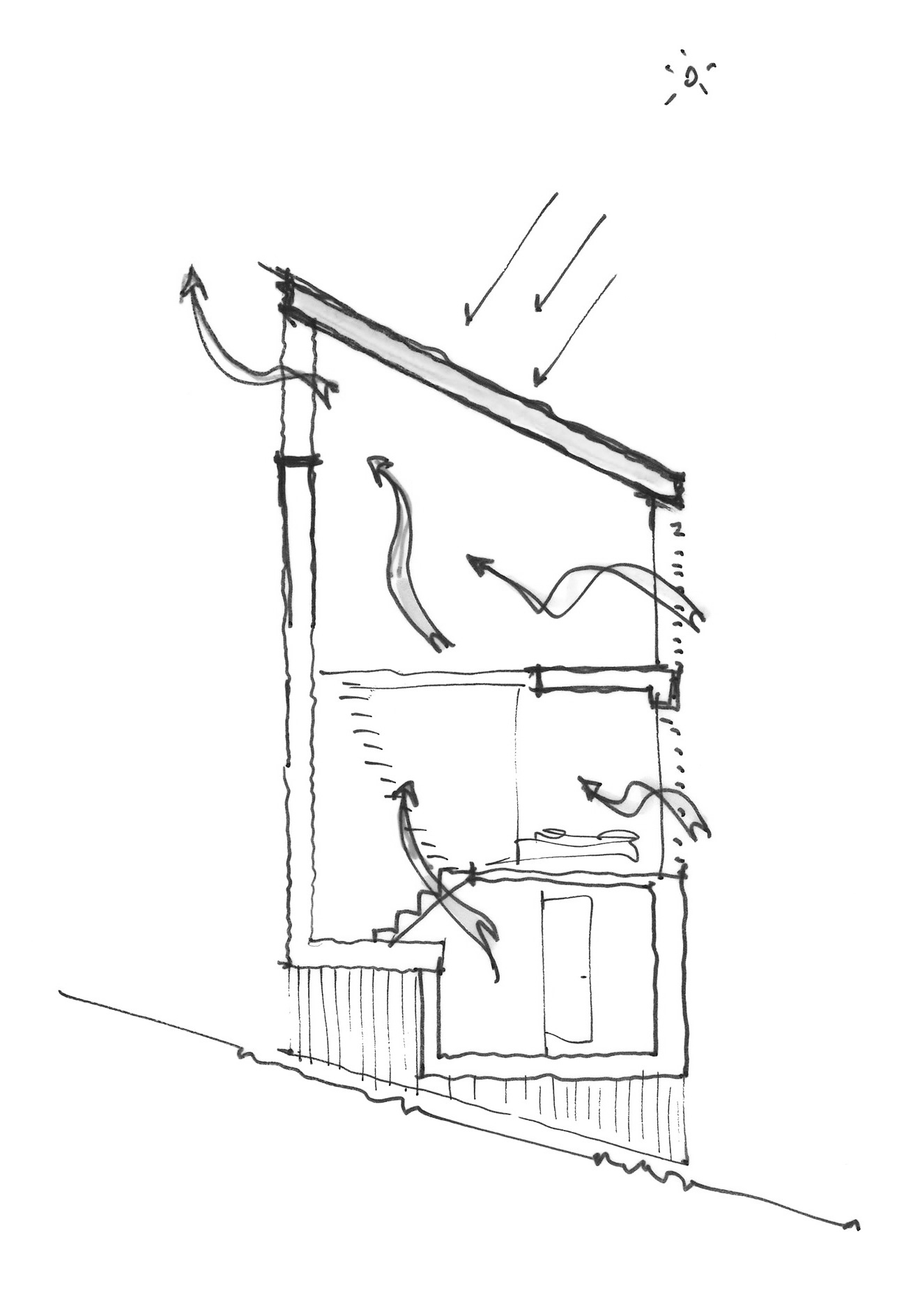 Breitenbach sketch TreeCabin Reiulf Ramstad Arkitekter