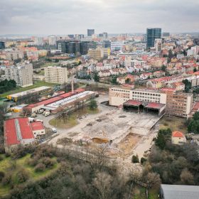 michelske pekarny pohled z dronu 2000