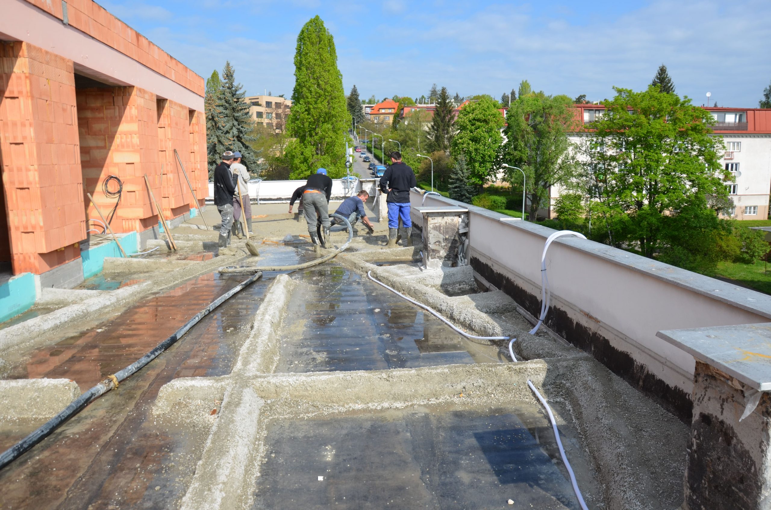 4a Dispozice pripravenost stavby pro realizaci ploch st echy nastaveni spadu PLATLE min